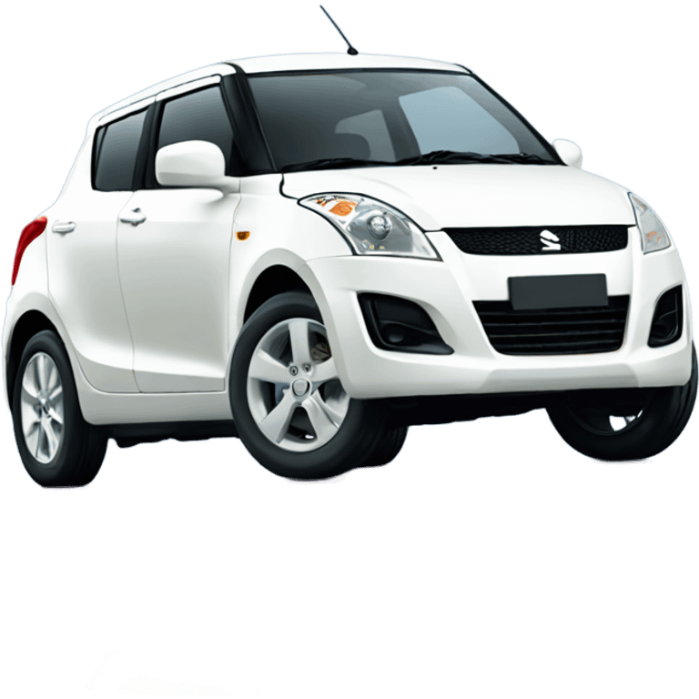 Polar bear driving a Suzuki swift  emoji