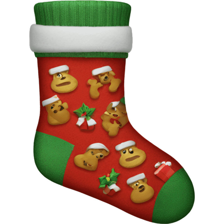 christmas socks  emoji