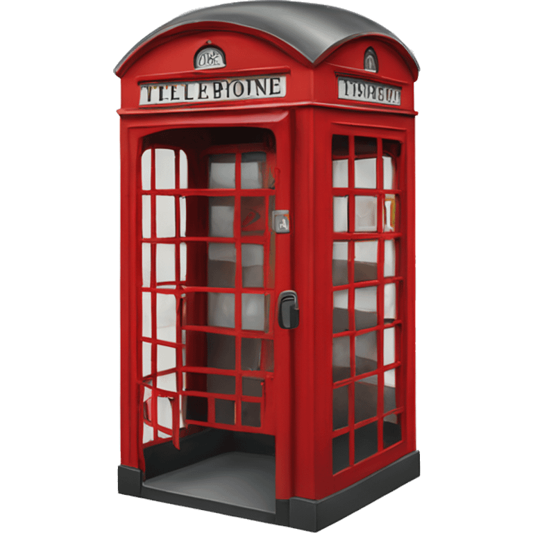 London telephone booth  emoji