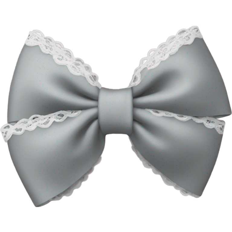 Lacey hair bow  emoji