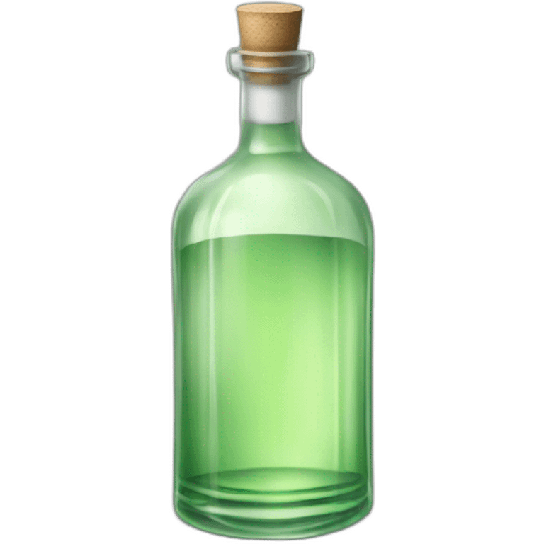 bottle of clear absinthe emoji