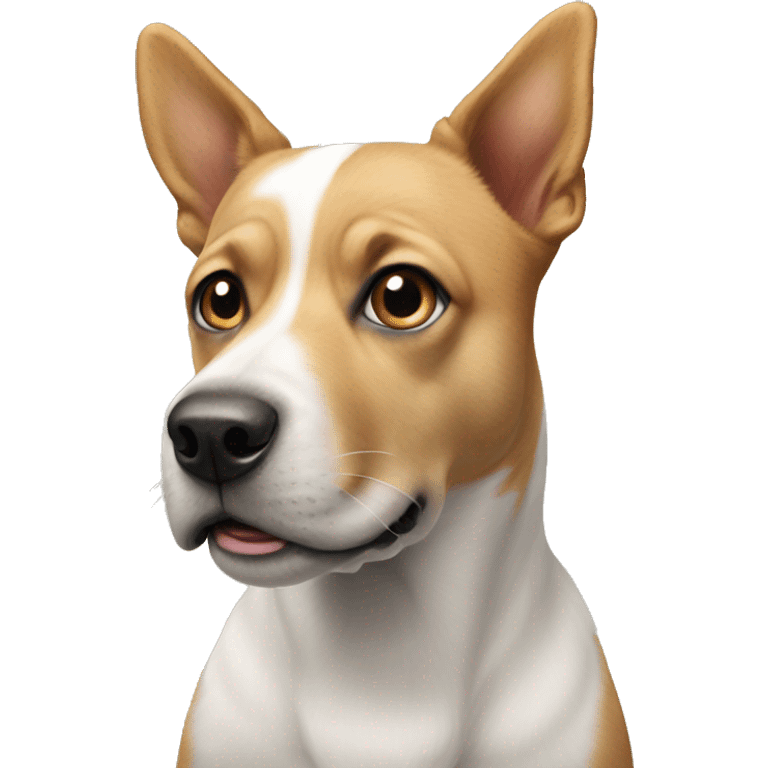 realistic dog in focus emoji