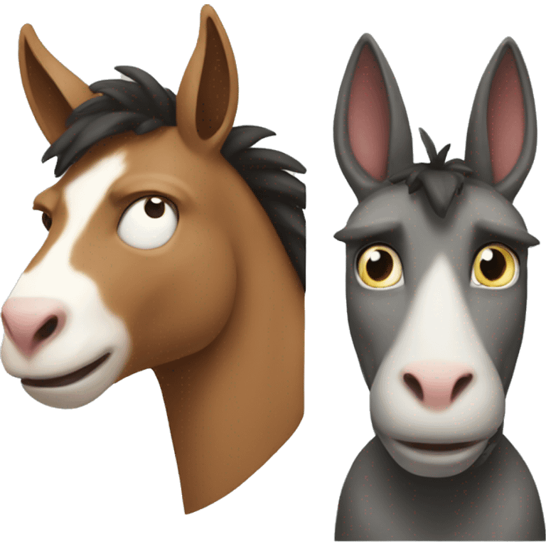 Cat donkey emoji