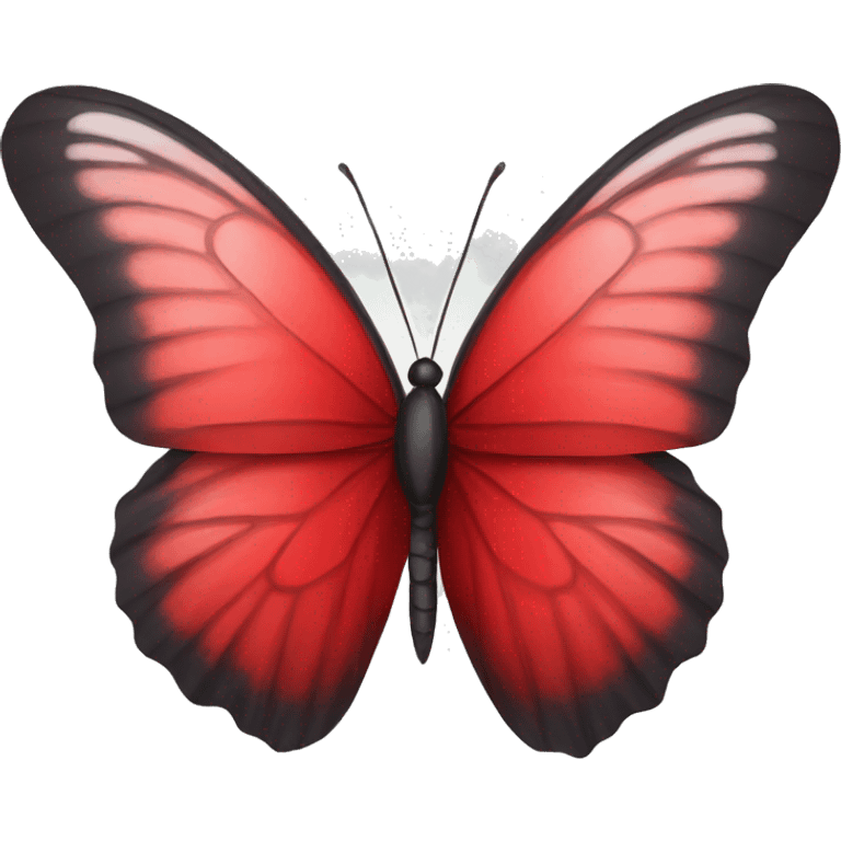 Red butterfly emoji