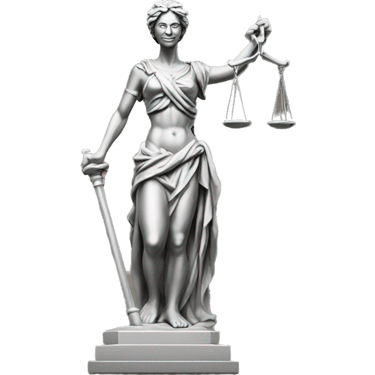 Justitia statue  emoji