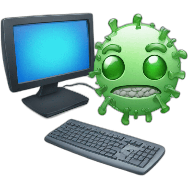 computer-virus emoji