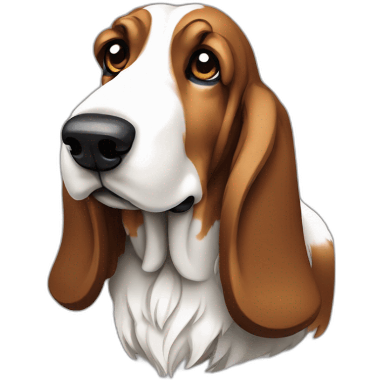 pixel art basset hound emoji