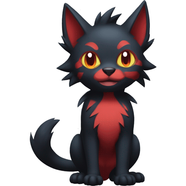 Litten-Zorua full body emoji