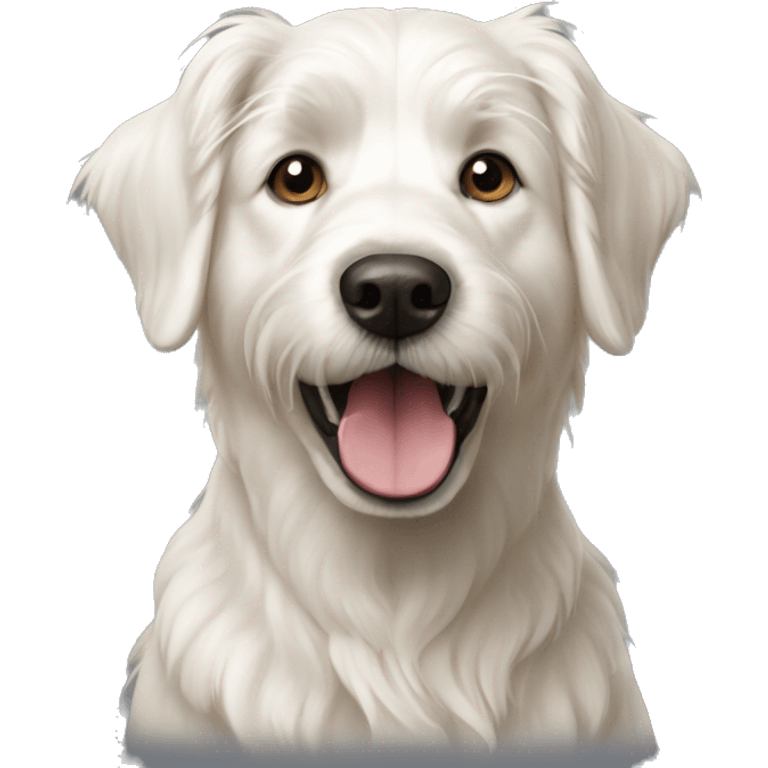 Westhighland White terrier golden retriver emoji