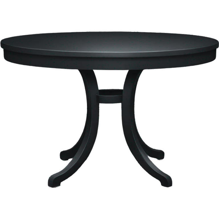 Black table emoji