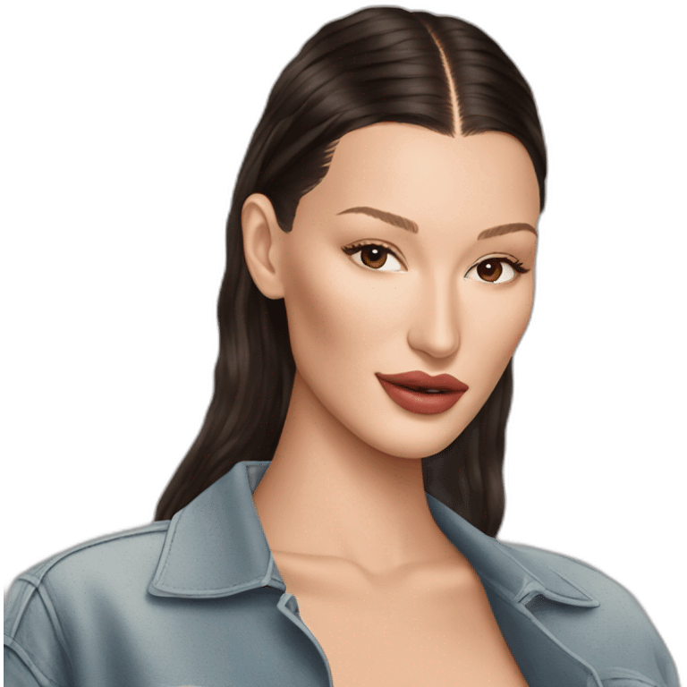 Bella hadid emoji