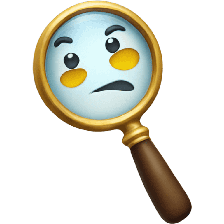 magnifiyin glass emoji