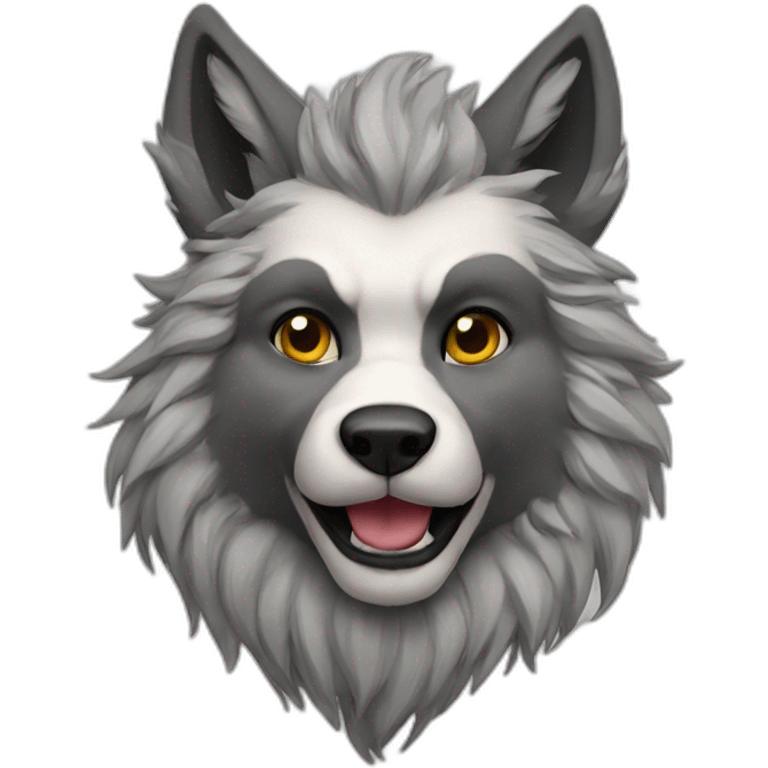 Lobo bello emoji