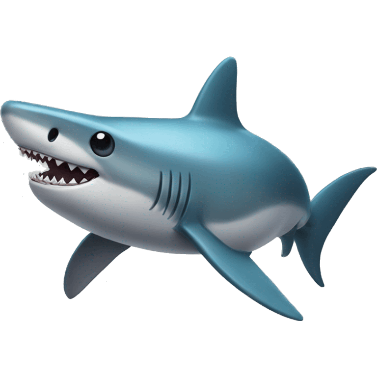 Wave seal shark emoji