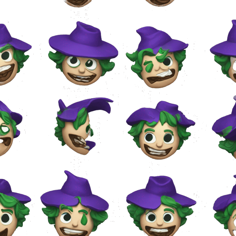 Coringa cruzando as maos para cima emoji