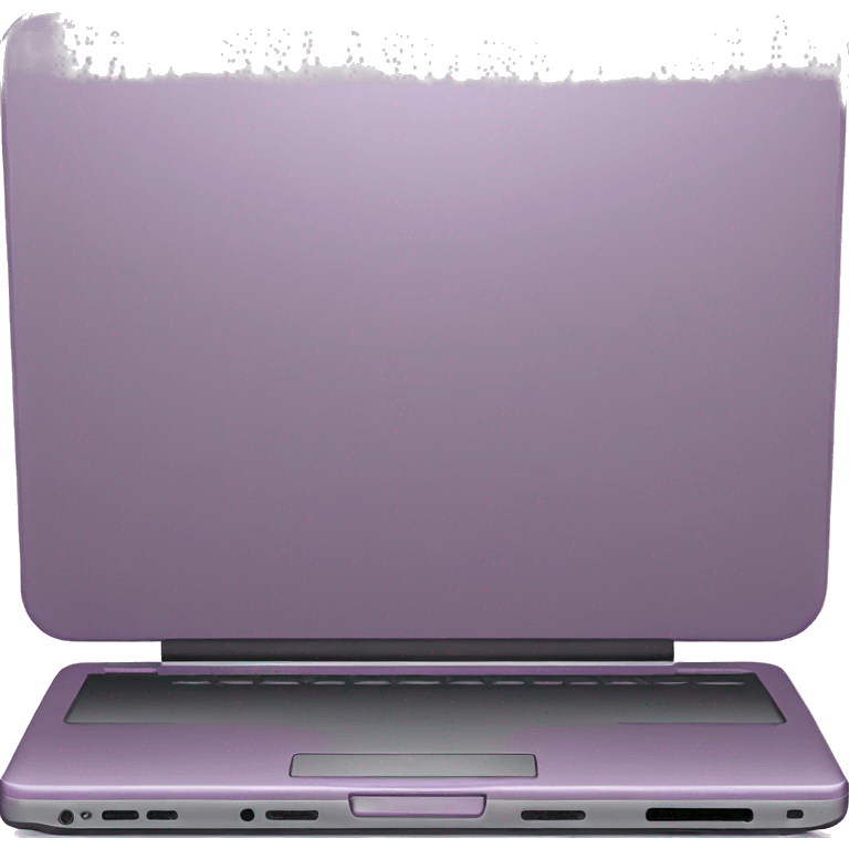 dark mauve laptop front screen emoji