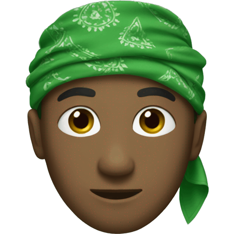 Green Bandana emoji