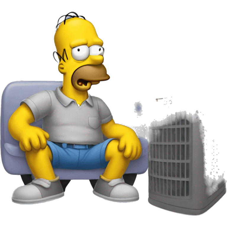 SIMPSONS air condiotion emoji