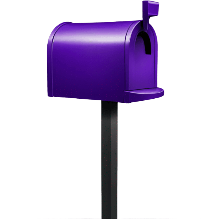 Dark Purple Mailbox emoji