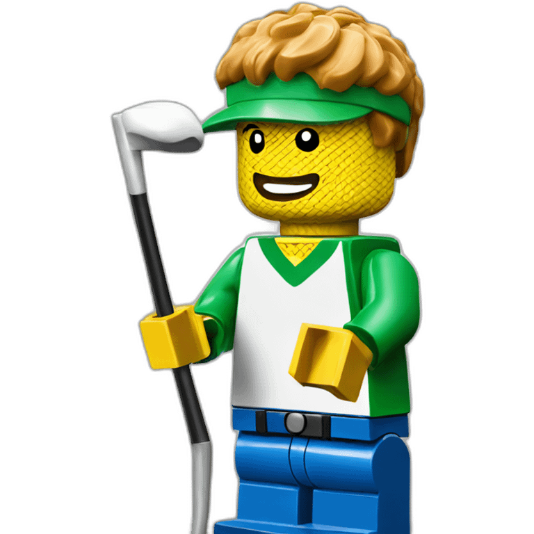 lego golf player emoji