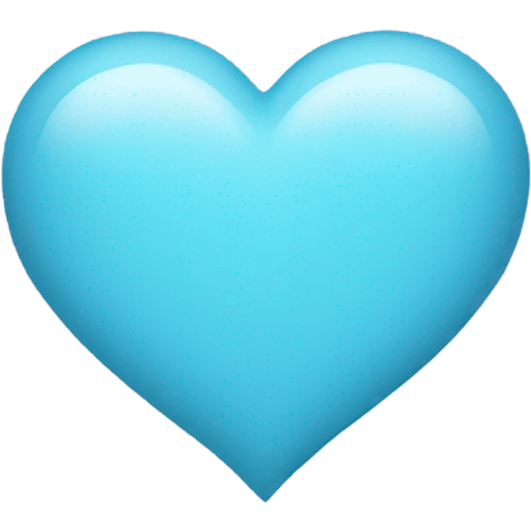 Light blue heart emoji