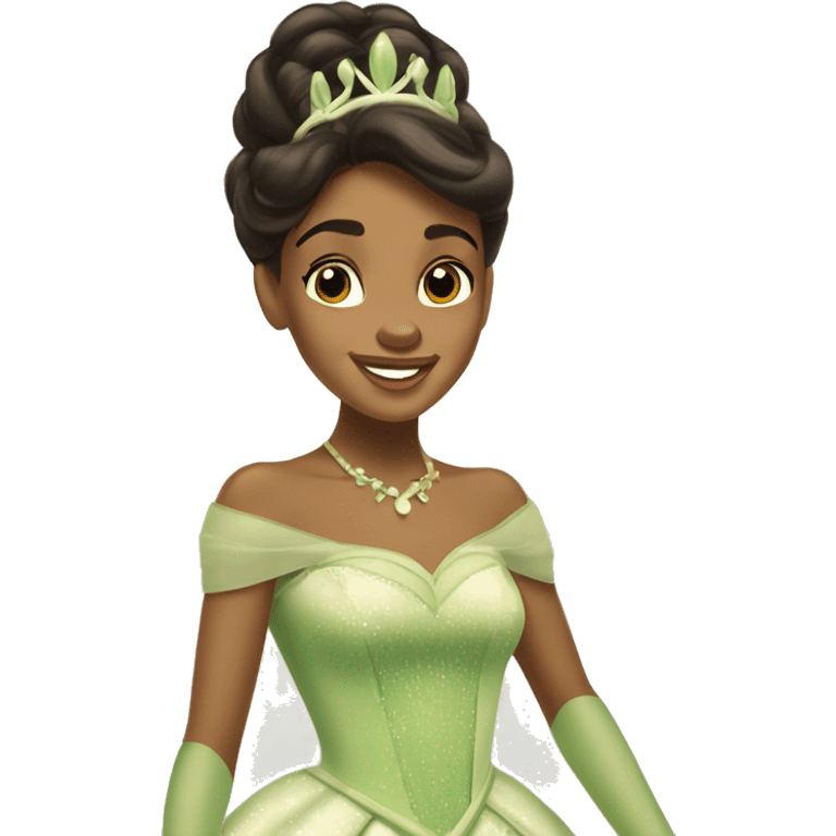 princess tiana from princess and the frog  emoji