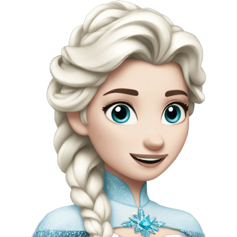 Elsa from Frozen emoji