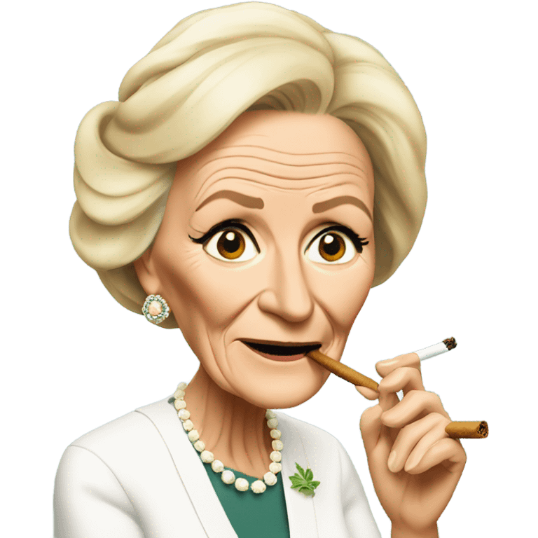 Mary berry smoking  emoji