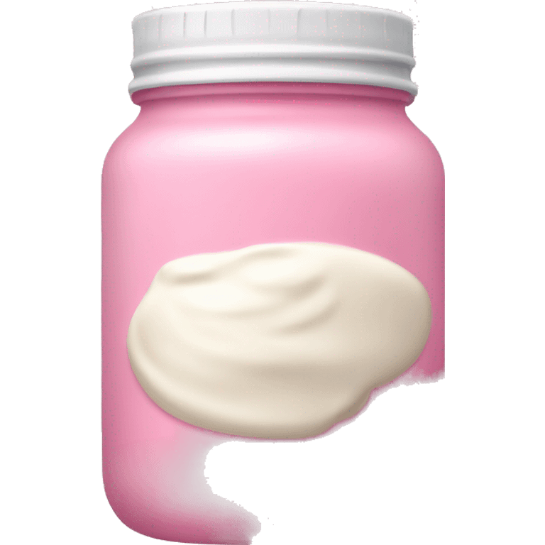 pink jar of cream emoji