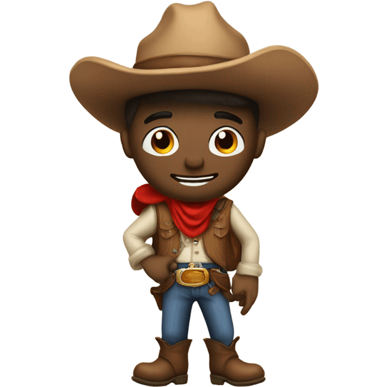 Mushroom cowboy emoji