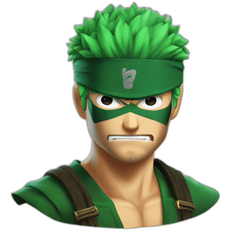 zoro qui fait caca emoji