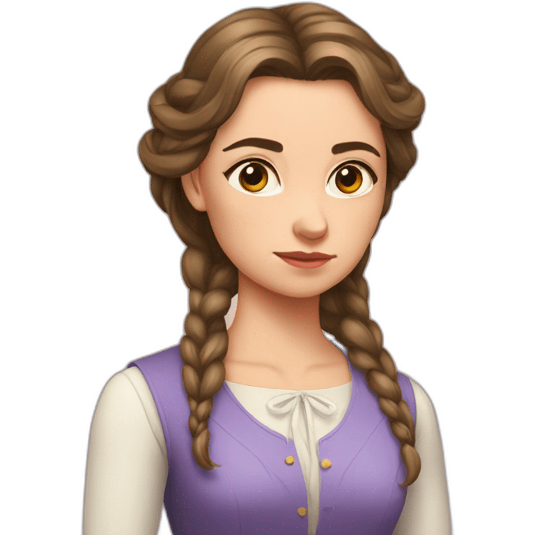 Anna protivneva is cute but upset emoji