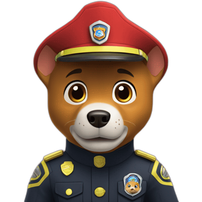 Paw patrol marshal emoji