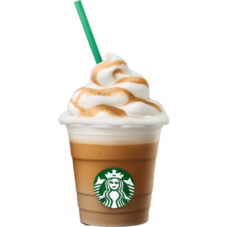 starbucks gingerbread chai with cold foam drink emoji