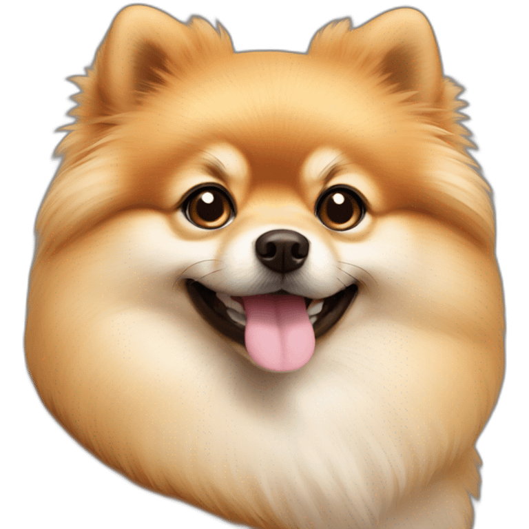 Cute Pomeranian emoji