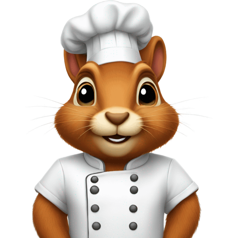 chef hat squirrel
 emoji