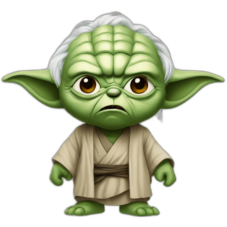 angry yoda emoji