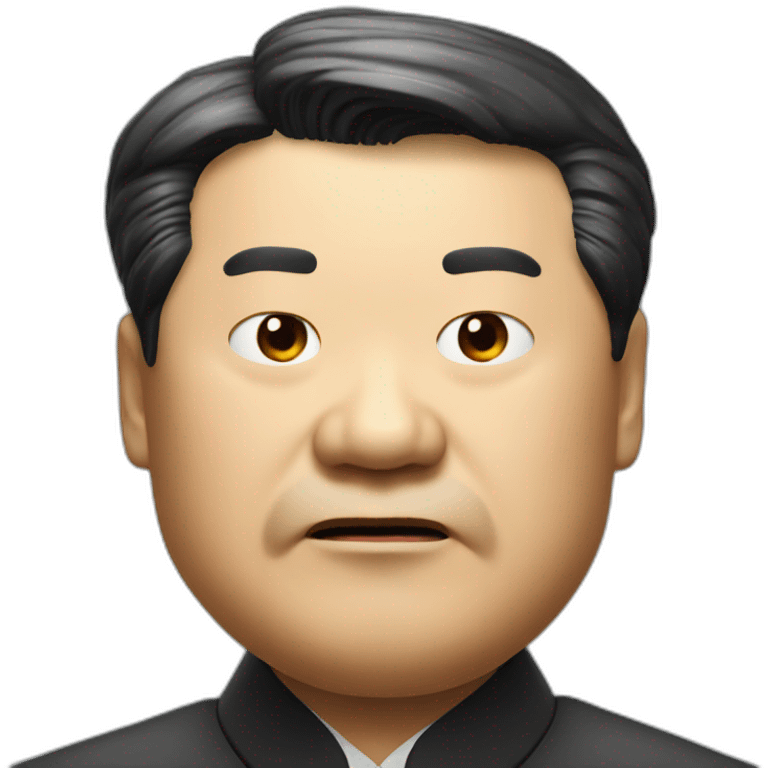 Xi jinping with angry face emoji