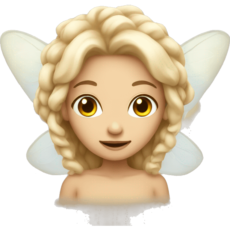 Beige fairy emoji