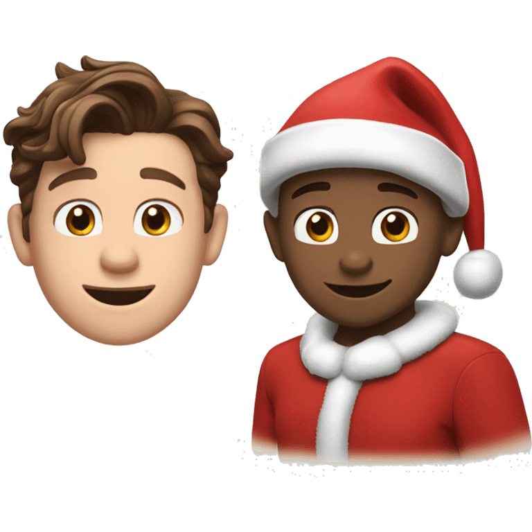 tom holland as santa claus emoji