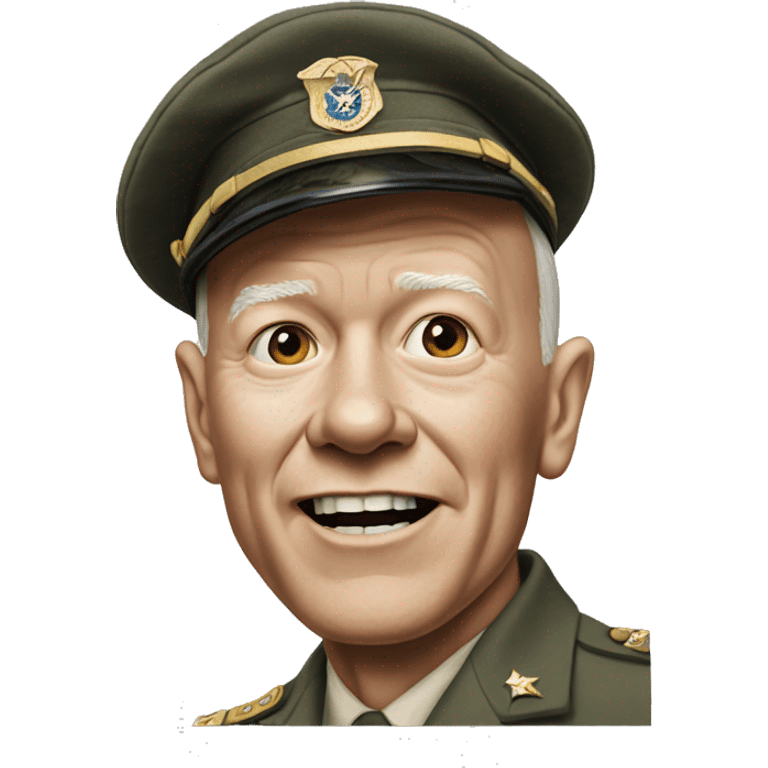 eisenhower photorealistic says no emoji