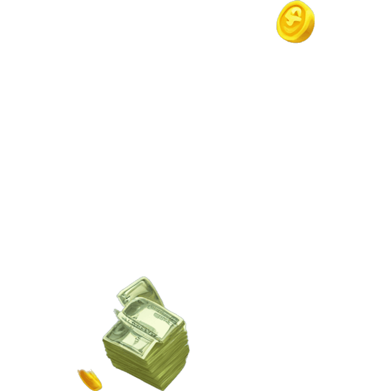 money falling emoji