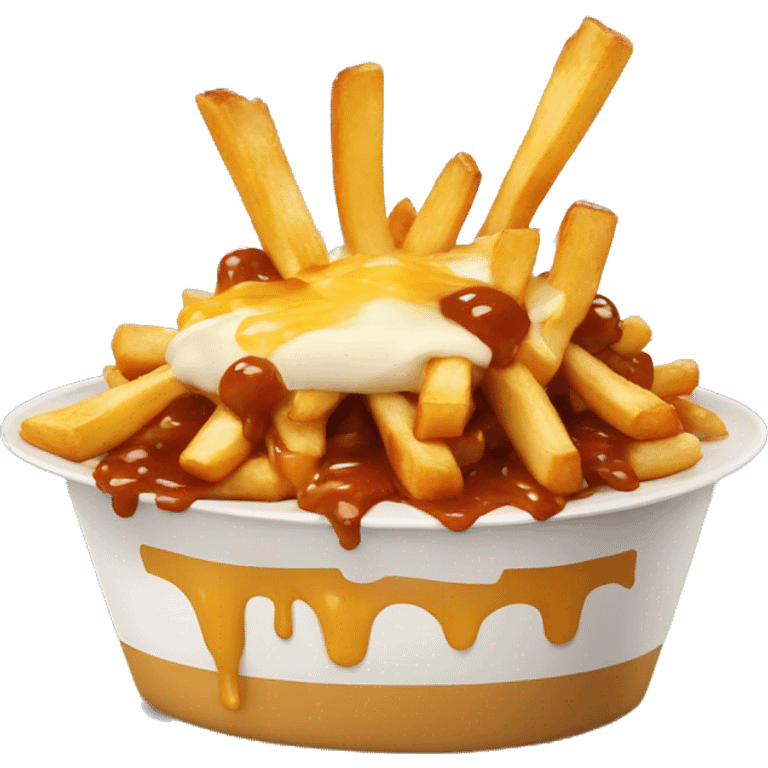 Poutine qui mange du poutine  emoji