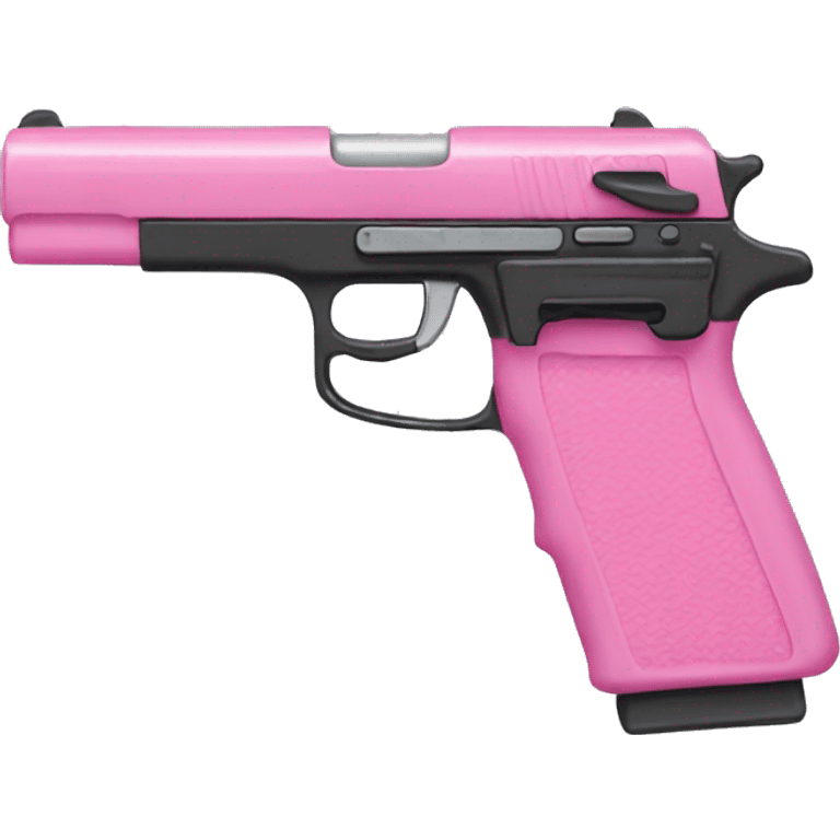 Pink gun emoji