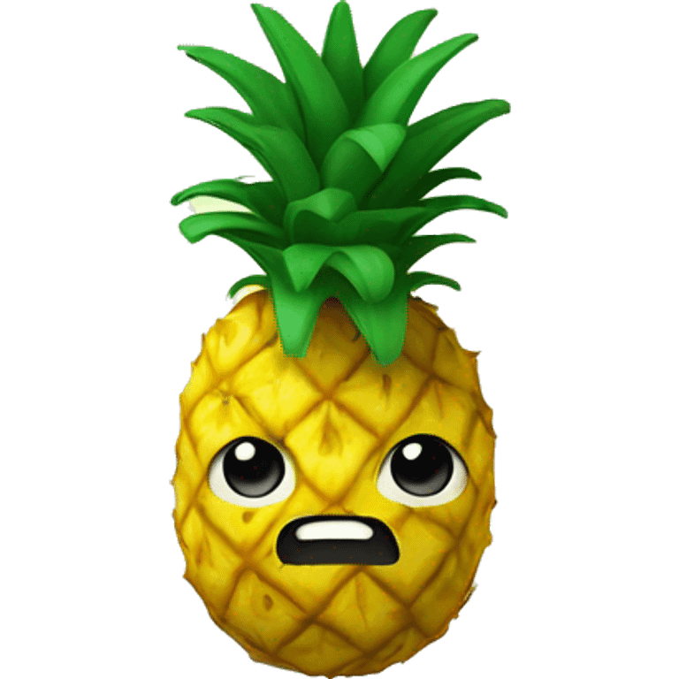 upside down pineapple emoji