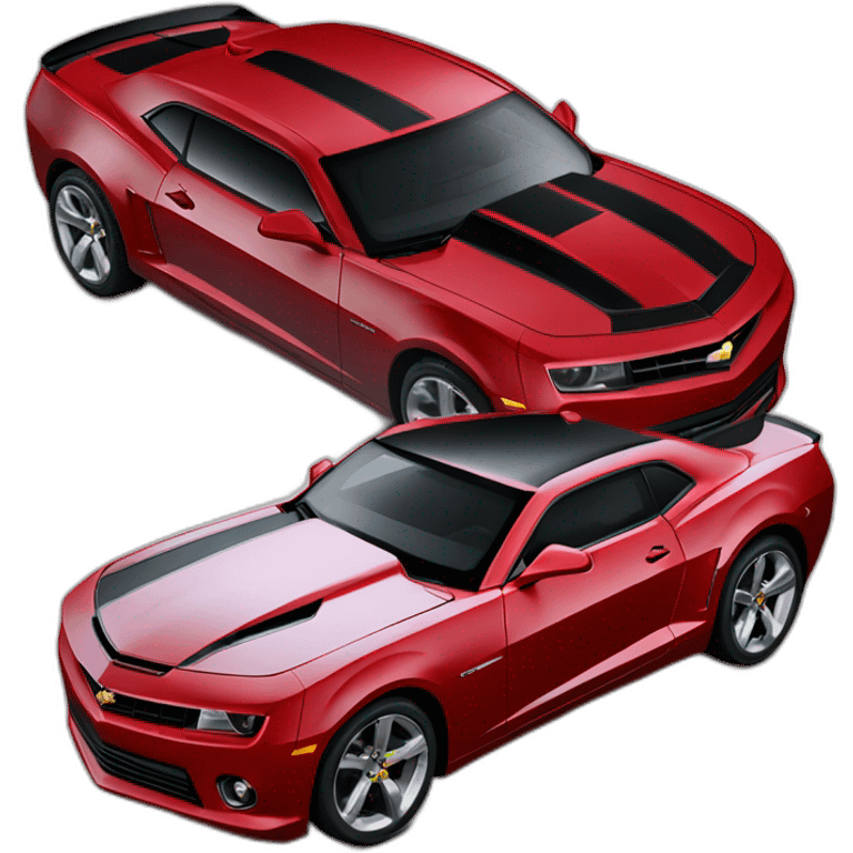 Camaro SS 2014 red emoji