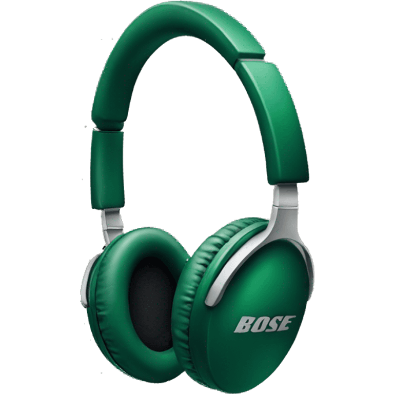 dark green Bose headphones emoji