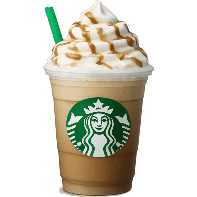 Carmel frappe Starbucks  emoji