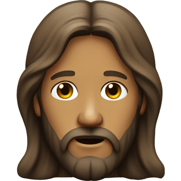 Jesus looking  emoji