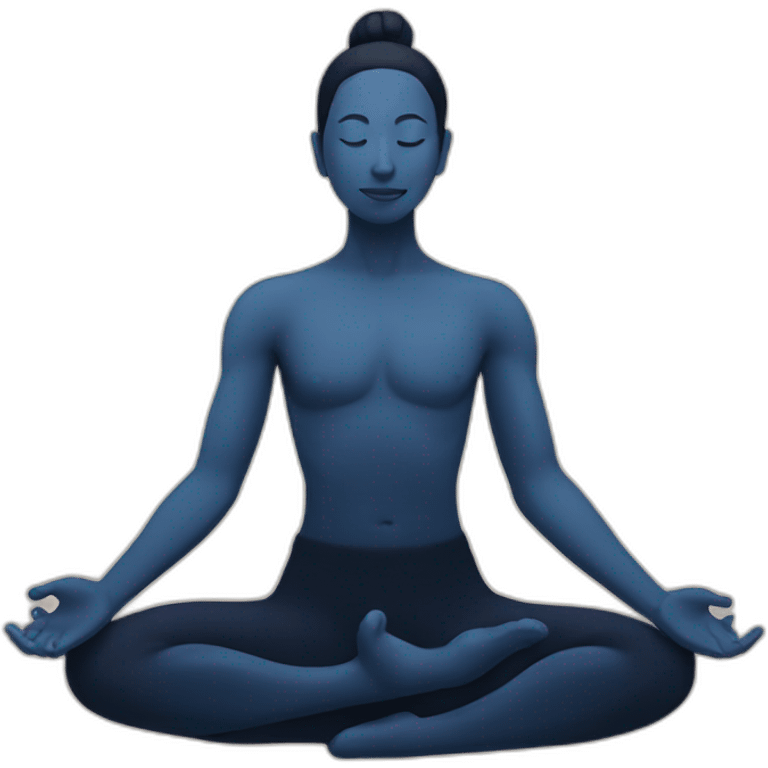 spiritual yoga emoji